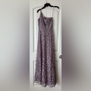 Women’s Purple Lace Prom/Formal Maxi Dress